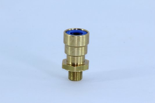 Conector para tubo 8 x 1,0mm c/ rosca m10