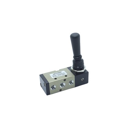 Válvula de Alavanca 5/2 Vias com Rosca 1/8" BSP