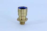 Conector roscado p/ tubo 12 x 1,5mm c/ rosca m12