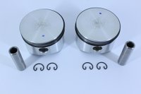 Kit de pistão e anéis c/ 2 pistões knorr