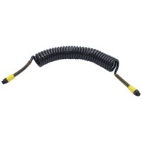 Mangueira espiral carreta 6.5m m16x1,5 amarela fh4