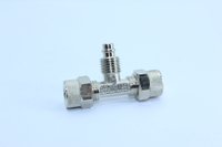 Tee de ar direto com anilha de metal unica