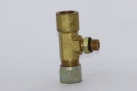 Tee tubo macho/fêmea 12mm x m12 x m16