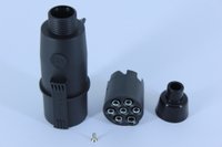 Tomada macho 7 p redonda (plastico)