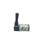 Válvula de Alavanca 5/2 Vias com Rosca 1/8" BSP
