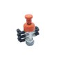 Válvula de Botão 5/2 Vias com Cotovelo 1/8" e 1/4" BSP