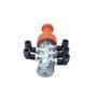 Válvula de Botão 5/2 Vias com Cotovelo 1/8" e 1/4" BSP