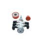 Válvula de Botão 5/2 Vias com Cotovelo 1/8" e 1/4" BSP