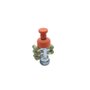 Válvula de Botão 5/2 Vias com Cotovelo Latão 1/8" e 1/4" BSP