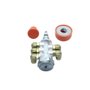 Válvula de Botão 5/2 Vias com Cotovelo Latão 1/8" e 1/4" BSP