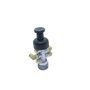 Válvula de Botão 5/2 Vias com Cotovelo Latão 6mm e 1/8" BSP