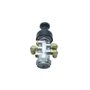 Válvula de Botão 5/2 Vias com Cotovelo Latão 6mm e 1/8" BSP