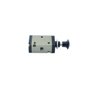 Válvula de Botão 5/2 Vias com Rosca 1/8" BSP